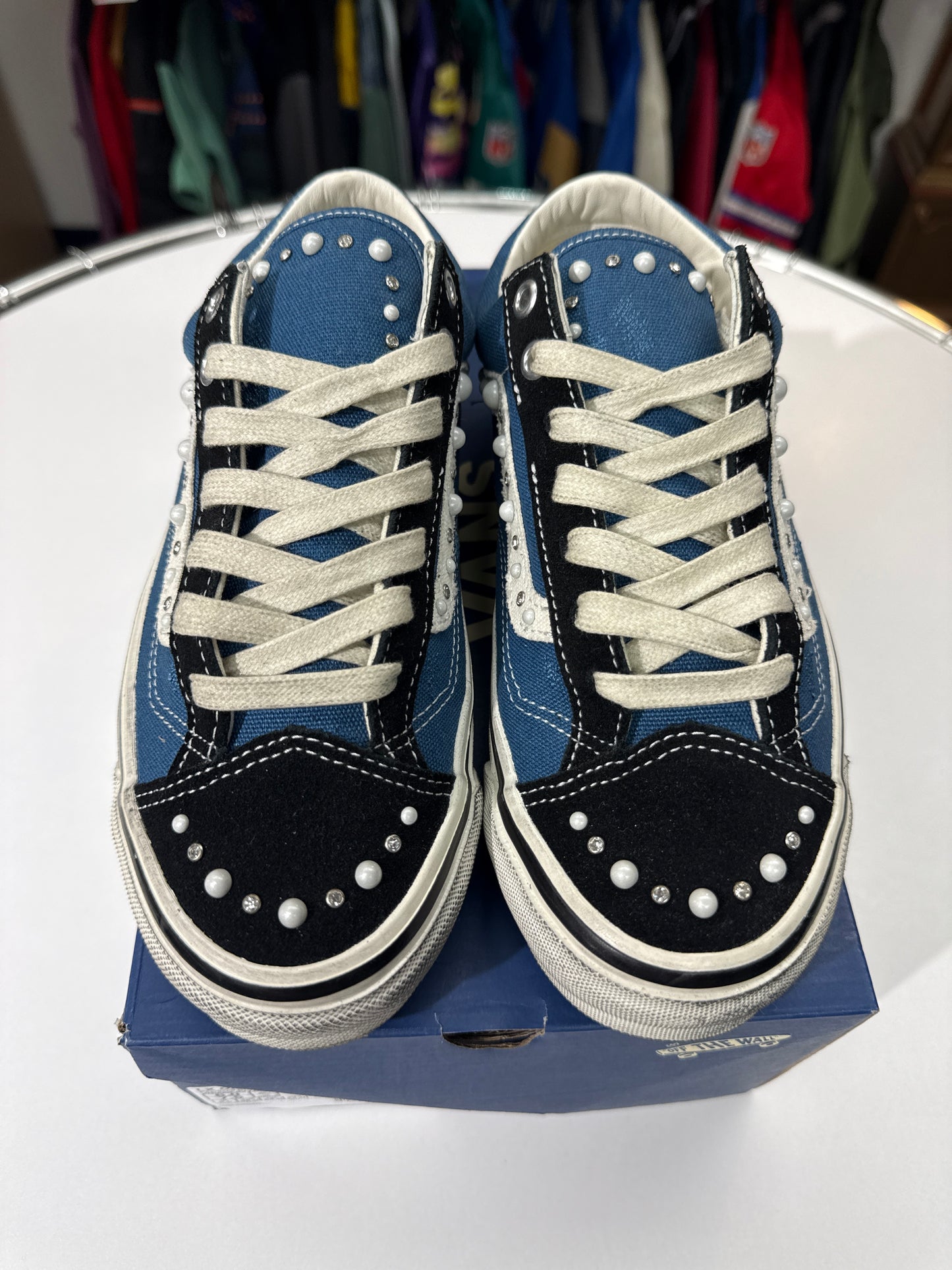 Preowned Vans LX Old Skool 36 Pearlized Pack Navy