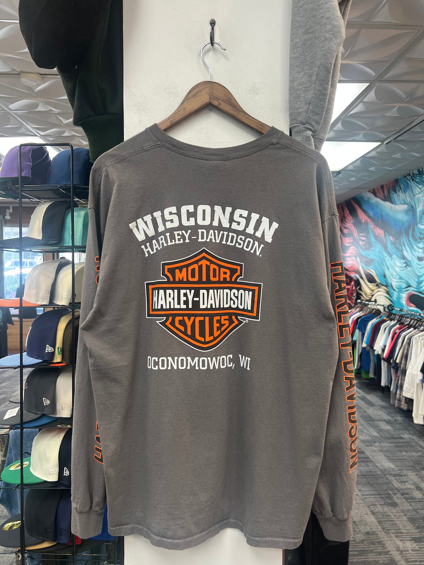 Harley Davidson Oconomowoc, WI L/S Tee