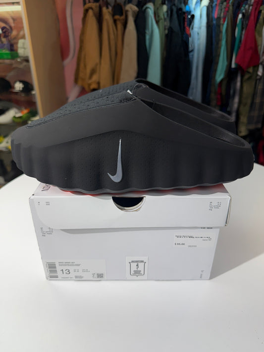 New Black Chrome Nike Mind 001 Slides