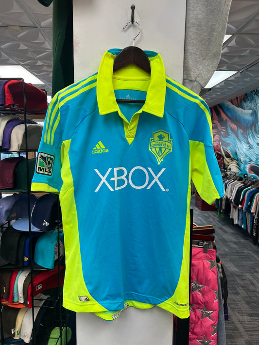 Adidas Seattle Sounders FC 2011-12 Cyan Jersey
