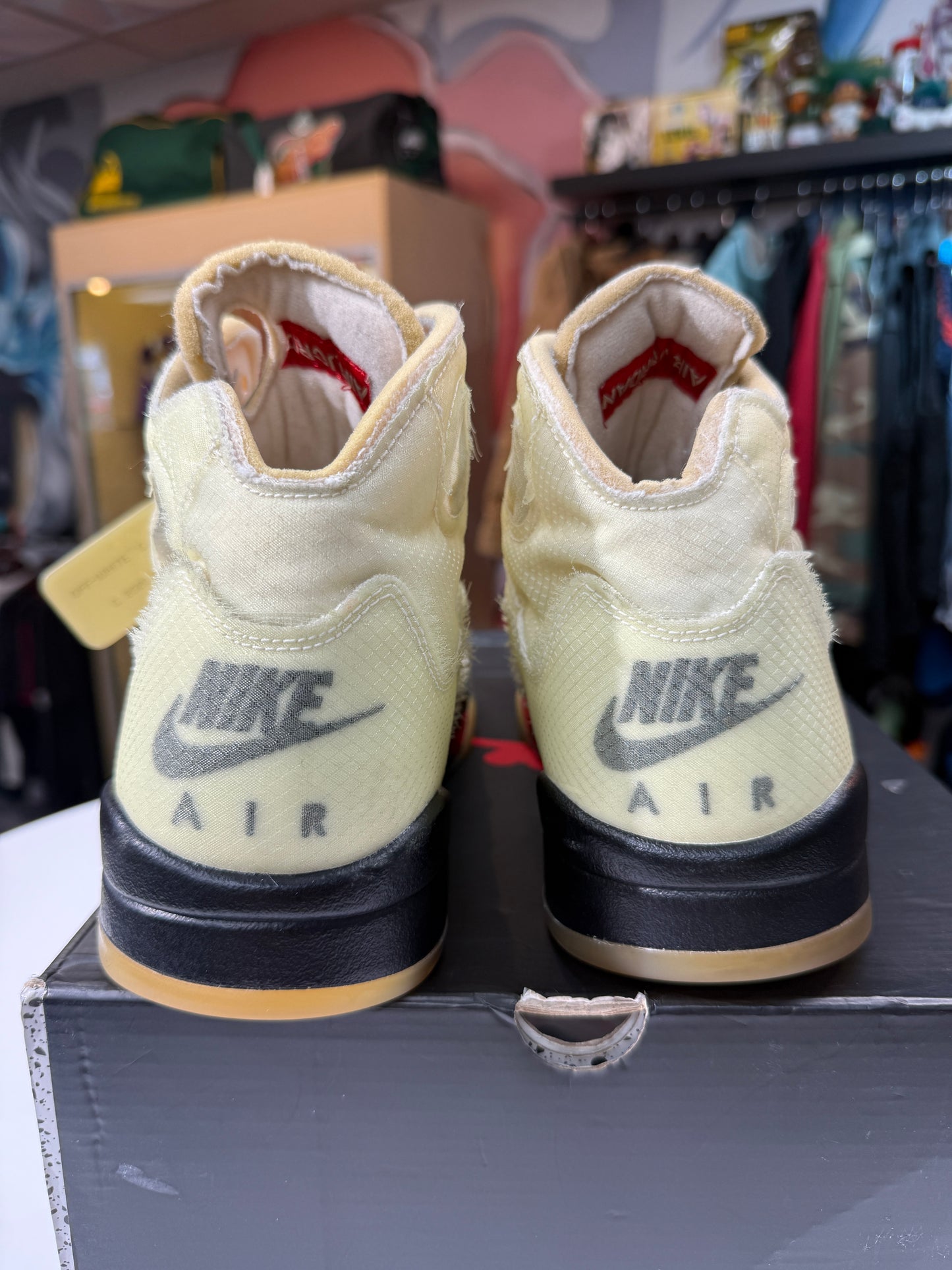 Preowned Sail Off-White Jordan 5