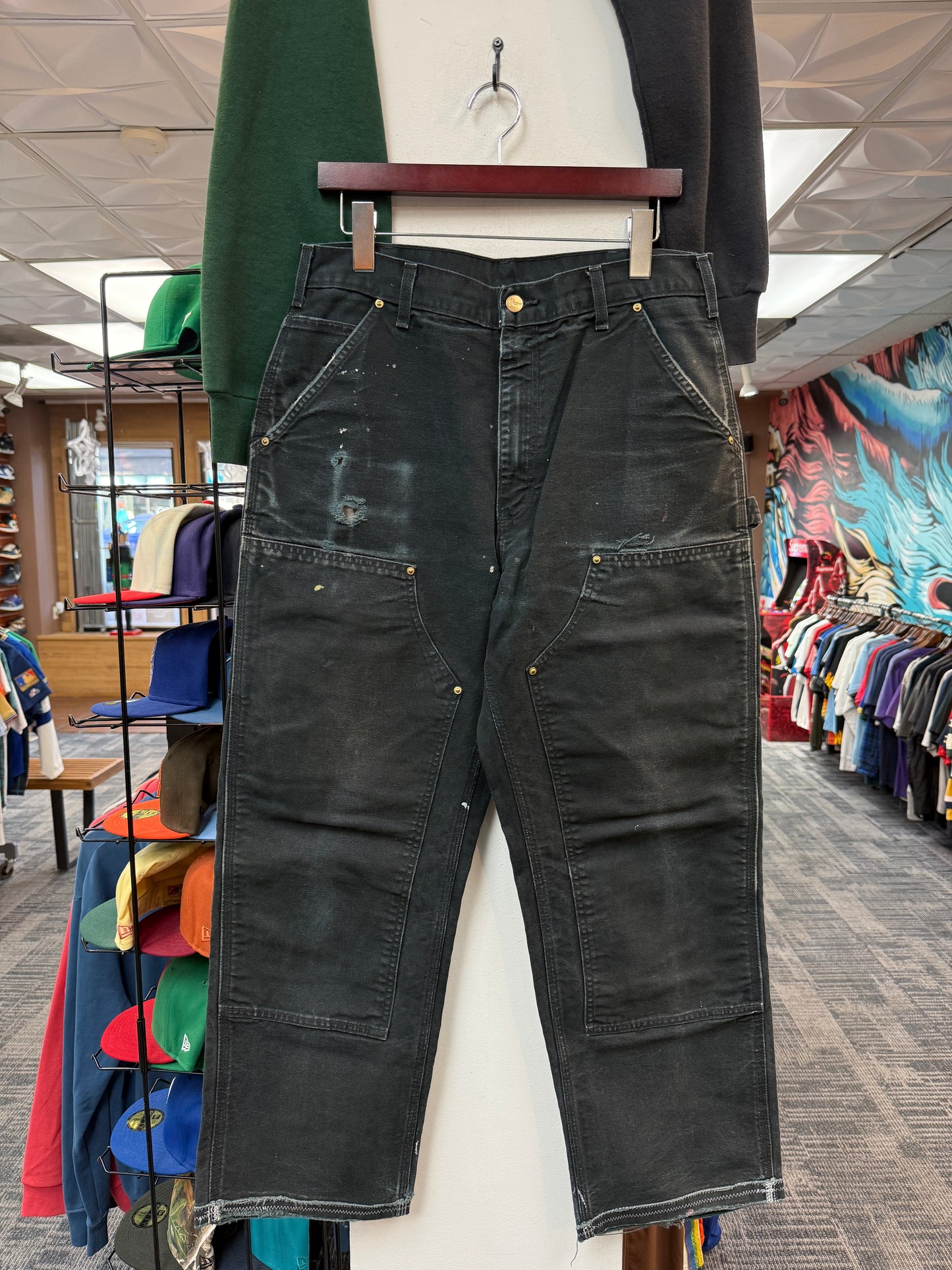 Vintage Carhartt Black Double Knee Pants