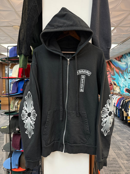 Chrome Hearts T Bar Zip Up Hoodie