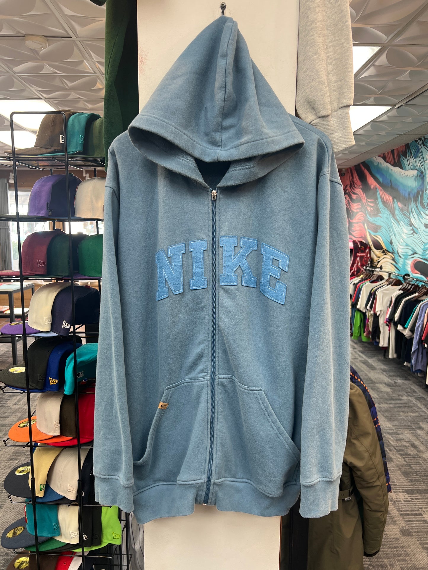 Vintage Nike Blue Zip Up Jacket