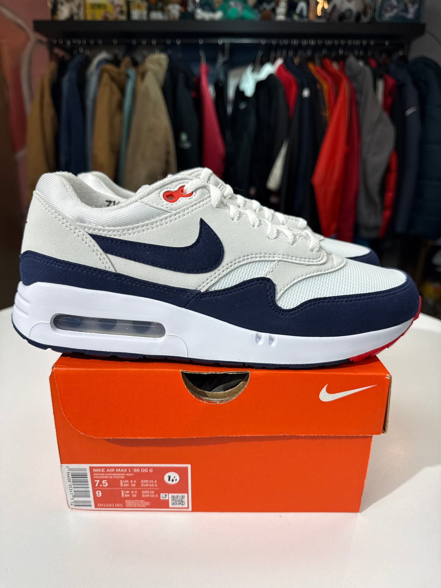 New Air Max 1 ‘86 OG Golf Obsidian