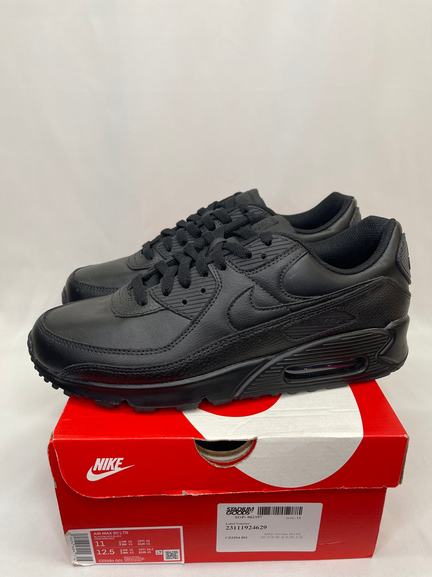 New Nike Air Max 90 Triple Black