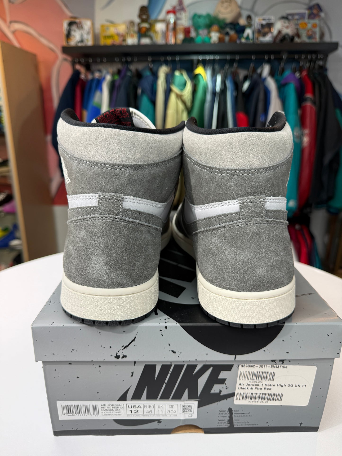 New Jordan 1 Washed Black
