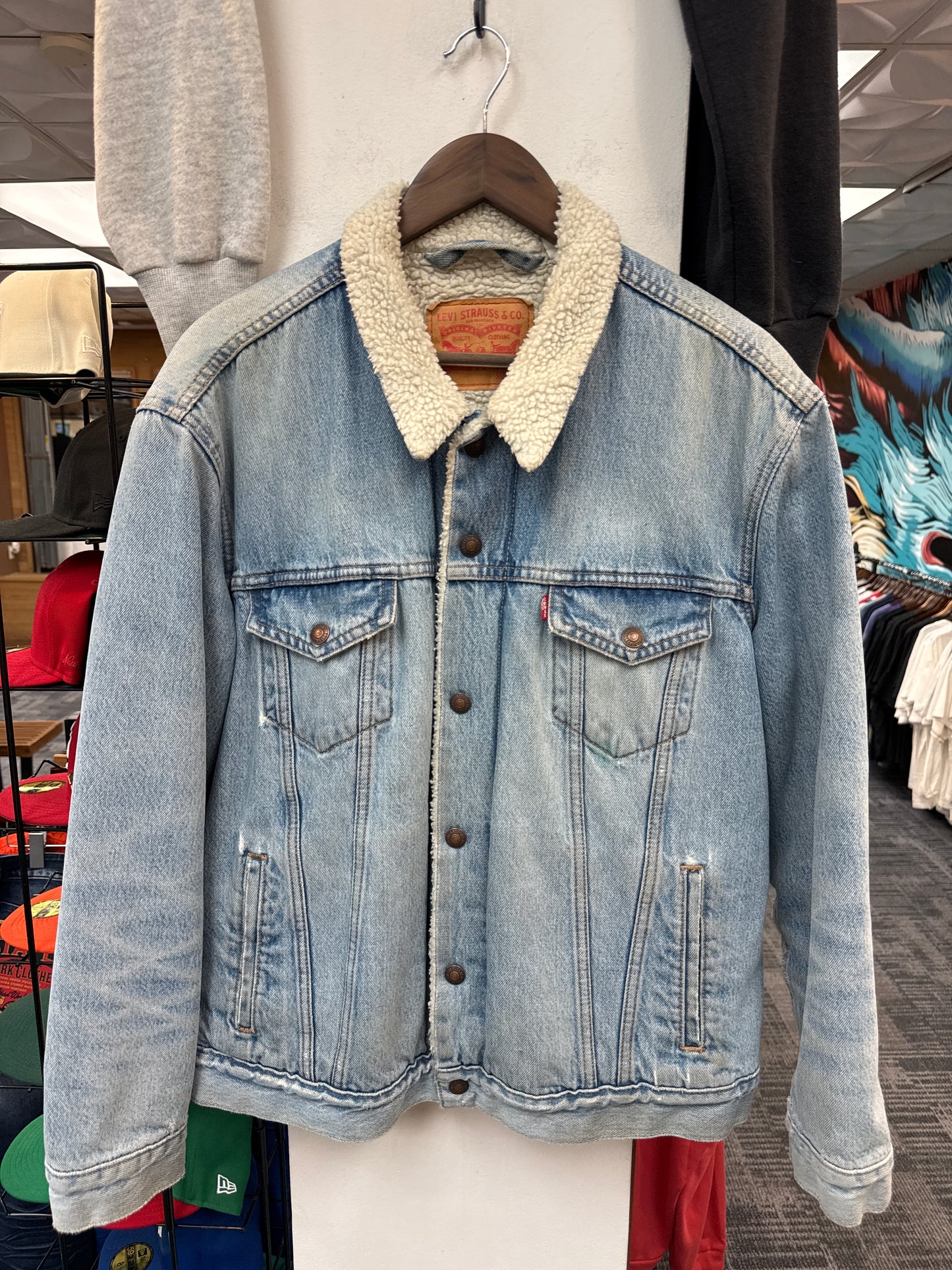 Levi’s Sherpa Lined Denim Jacket
