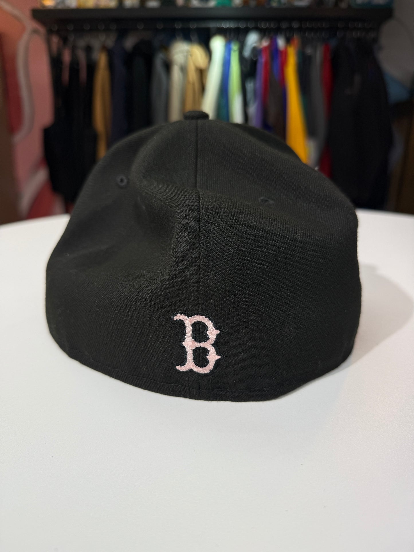 Pink Drip Boston Reds Fitted
