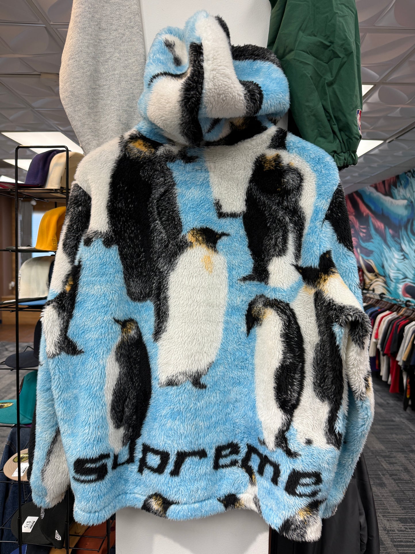 Supreme Penguin Hooded Fleece