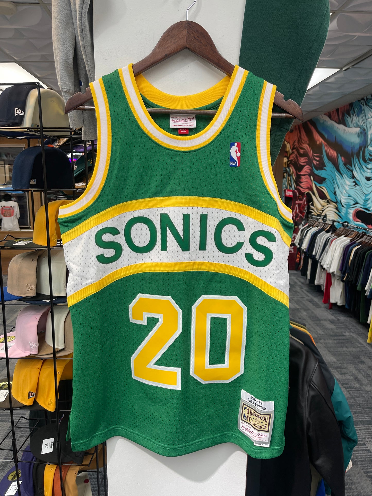 Mitchell & Ness Payton Sonics Jersey