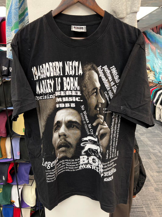 Vintage 90s Bob Marley Graphic Tee