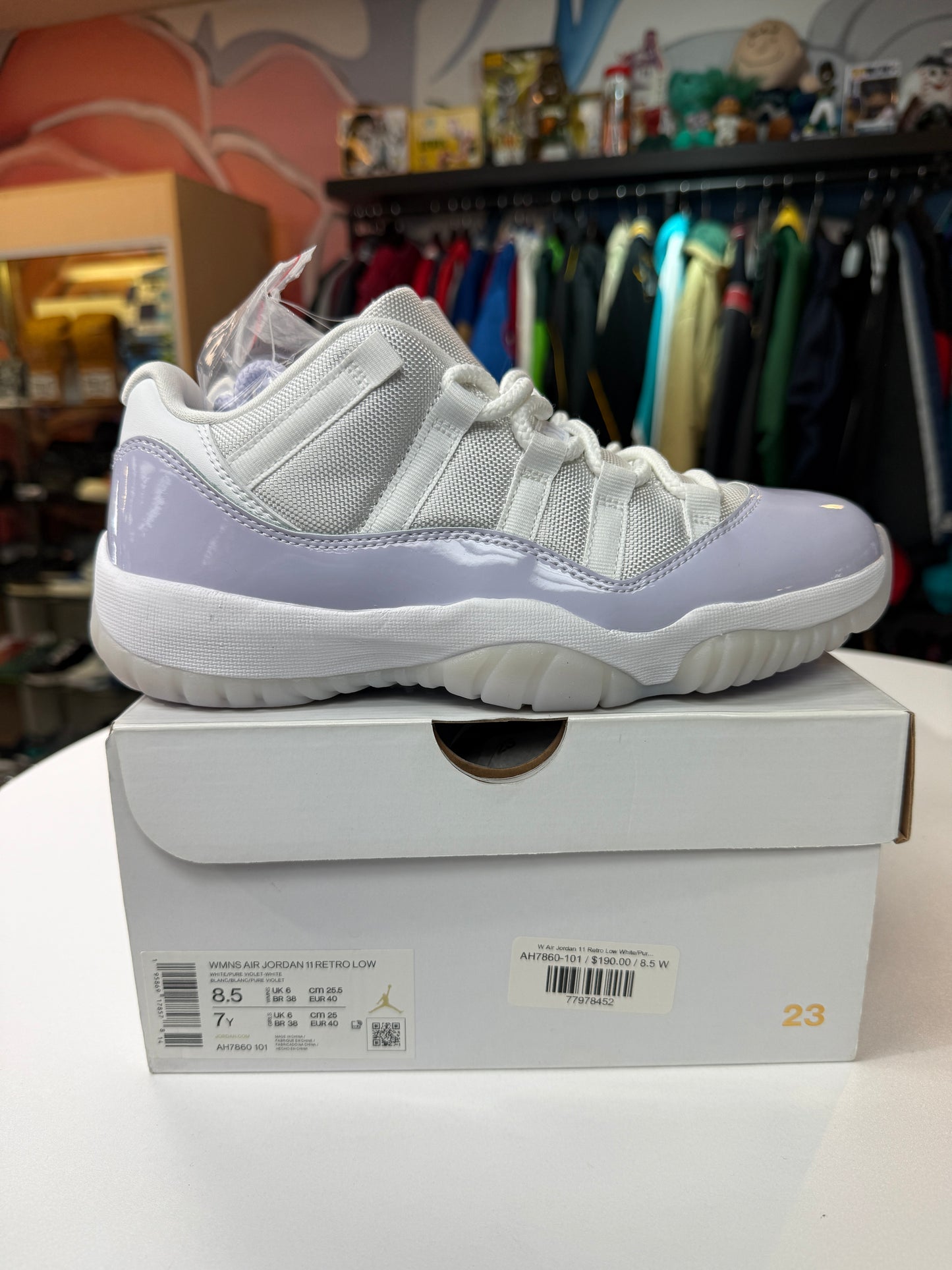 New Pure Violet Jordan 11 Low