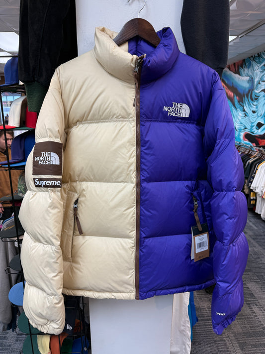 New Supreme The North Face Split Nuptse Jacket