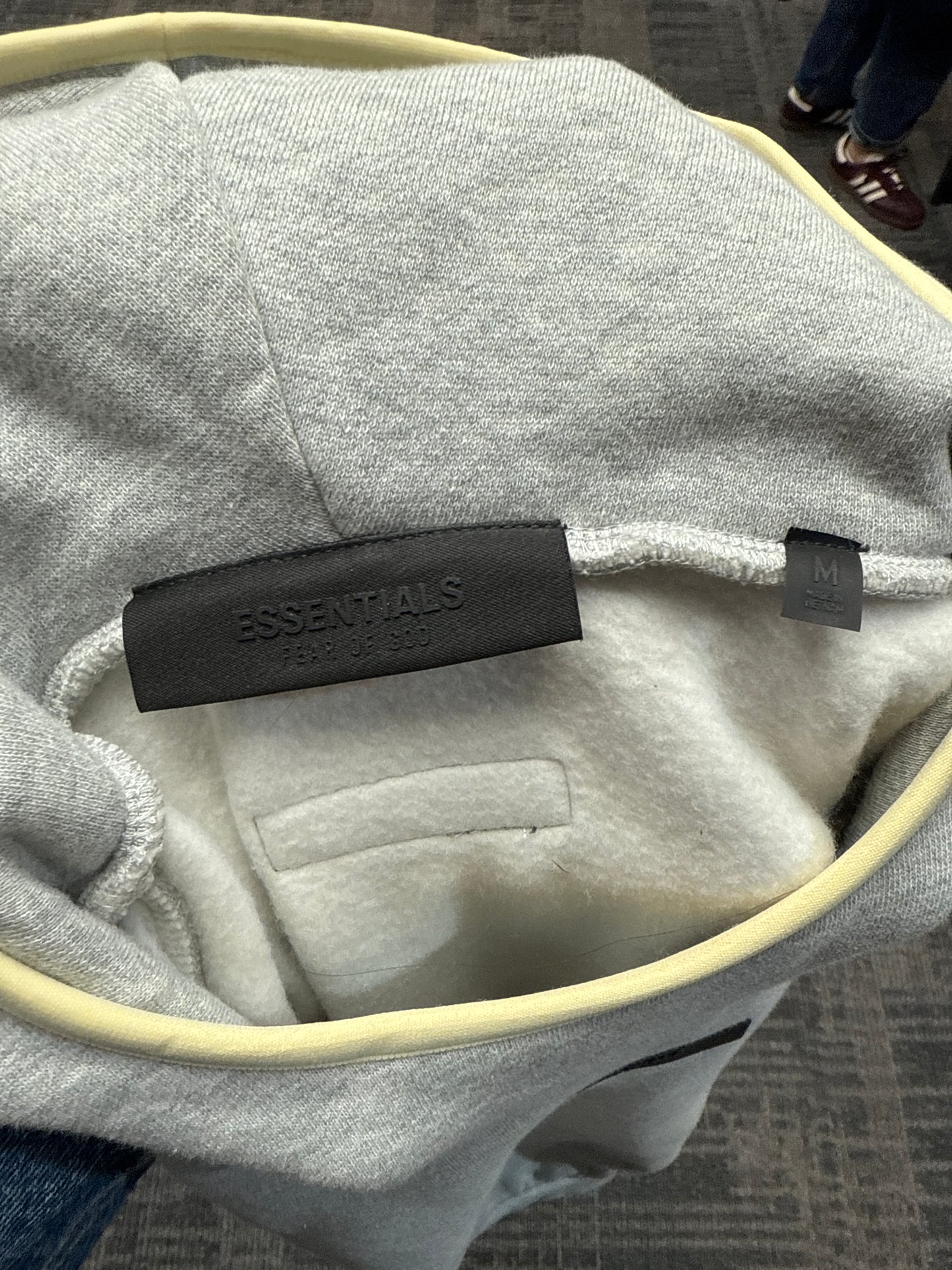 Fear of God Essentials Heather Grey Hoodie