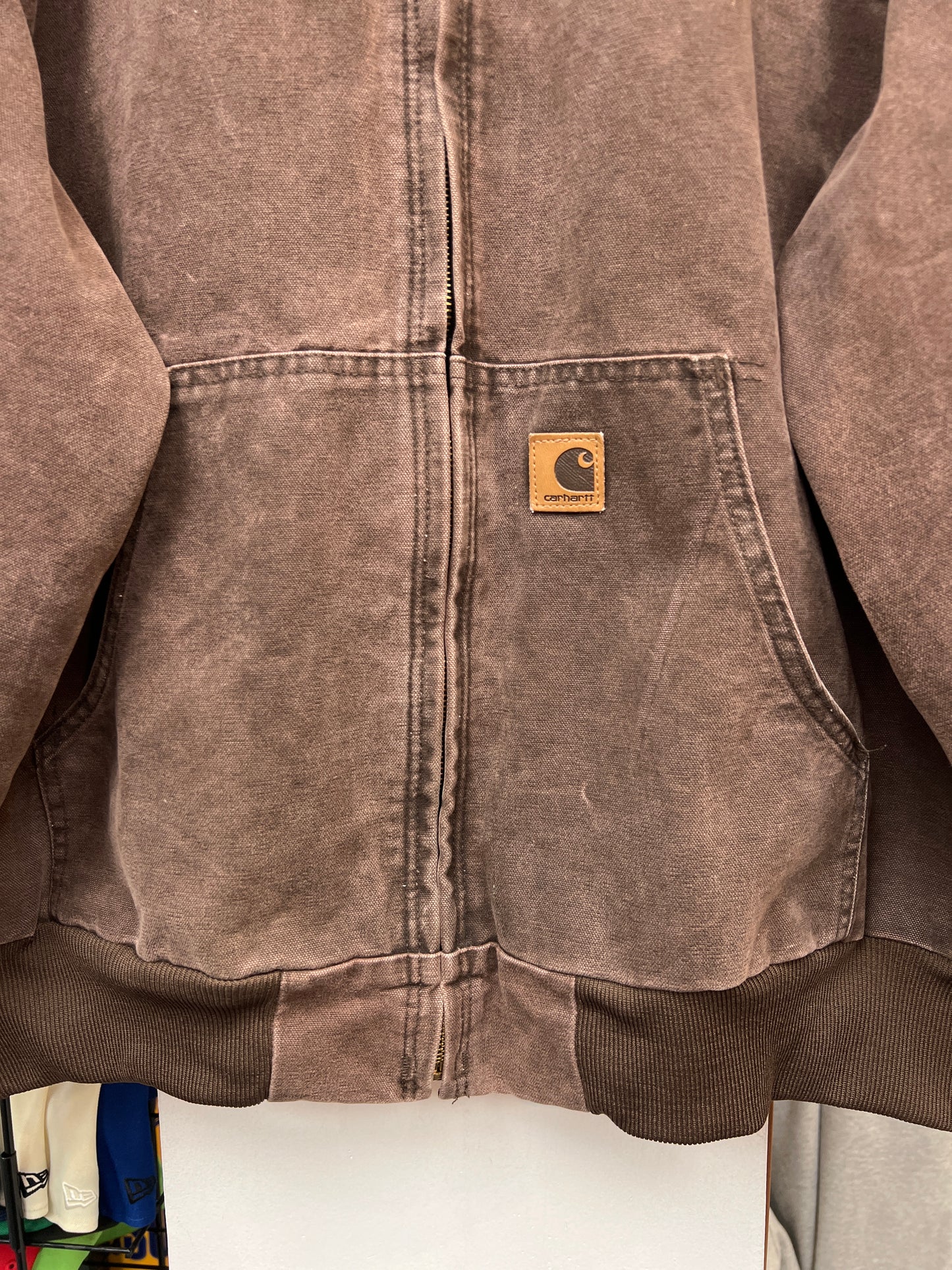 Carhartt J160 Hooded Jacket Faded Brown