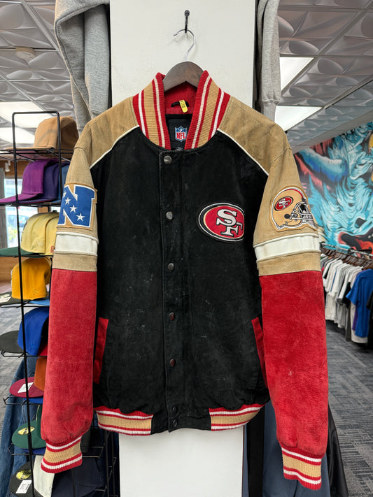 Vintage 49ers Suede Leather Jacket