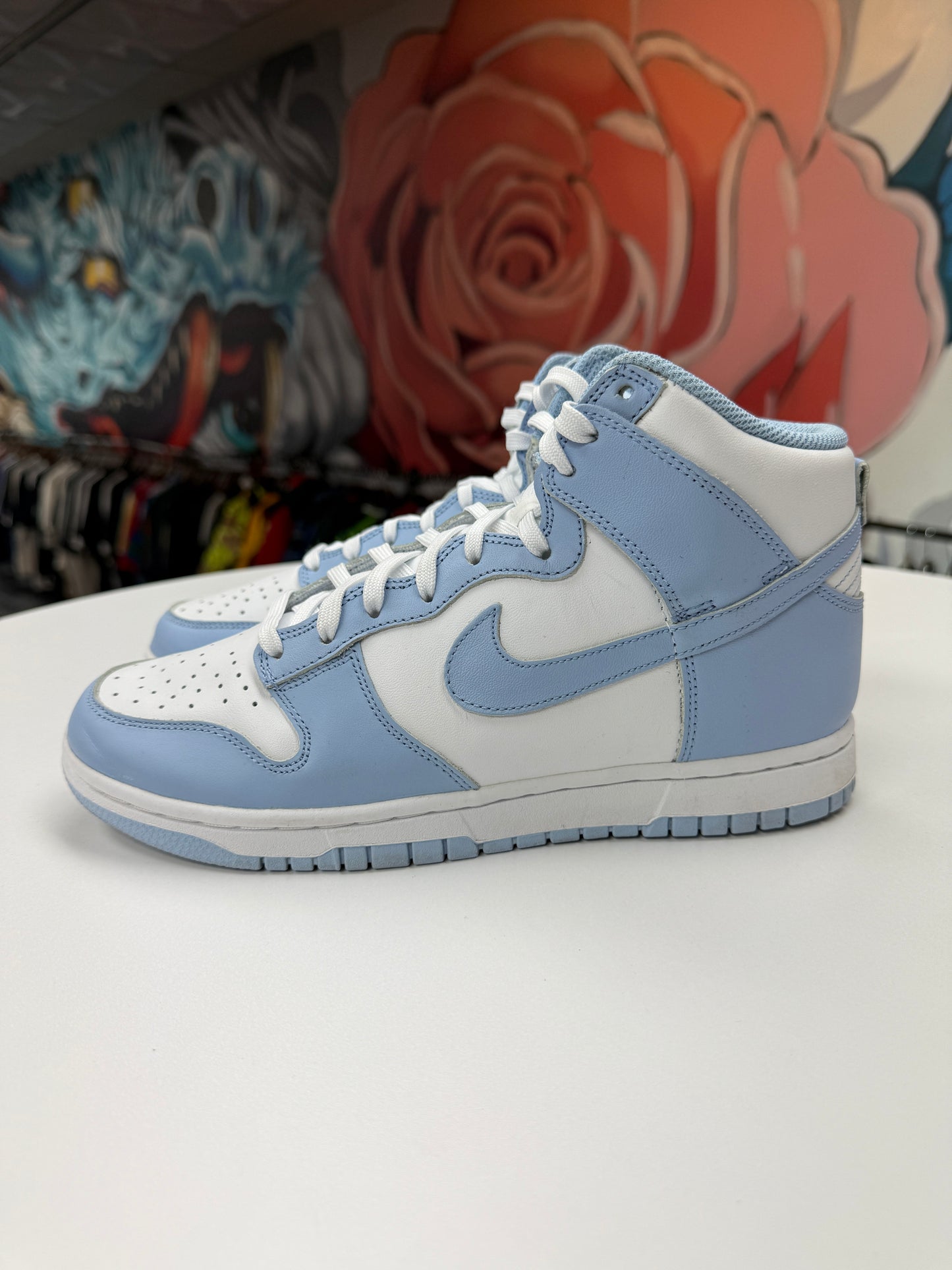 Preowned Nike Dunk High Aluminum
