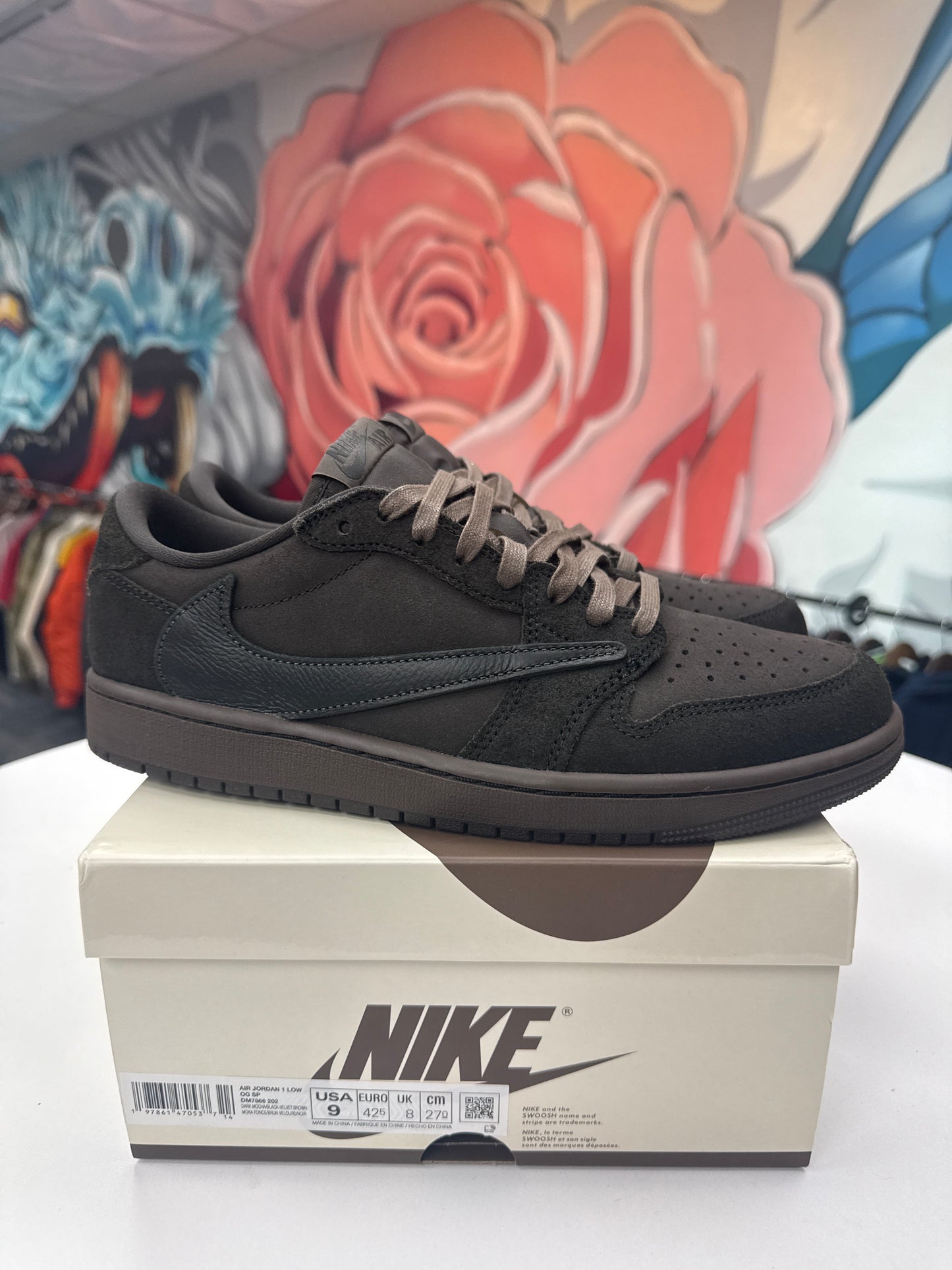 New Travis Scott Velvet Brown Jordan 1 Low