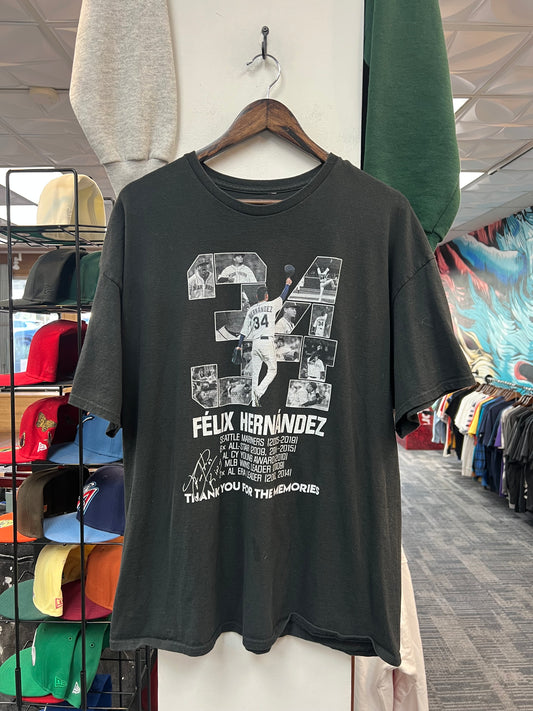 Felix Hernandez Mariners Memories Tee