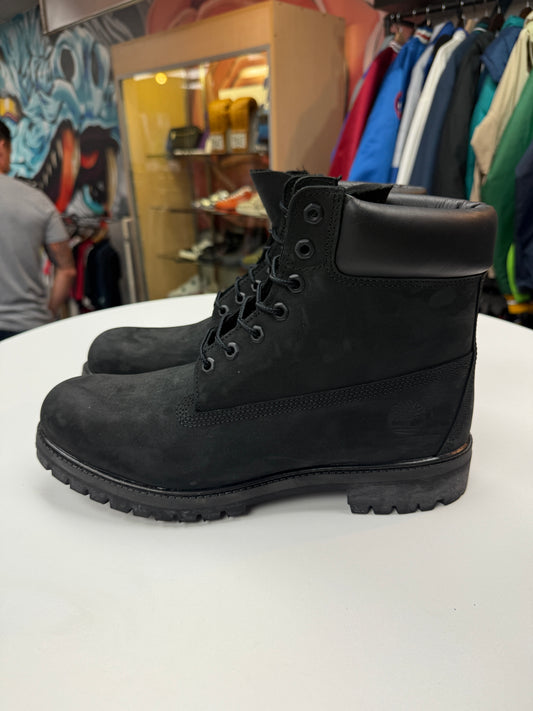 Like New Black Timberland Boots