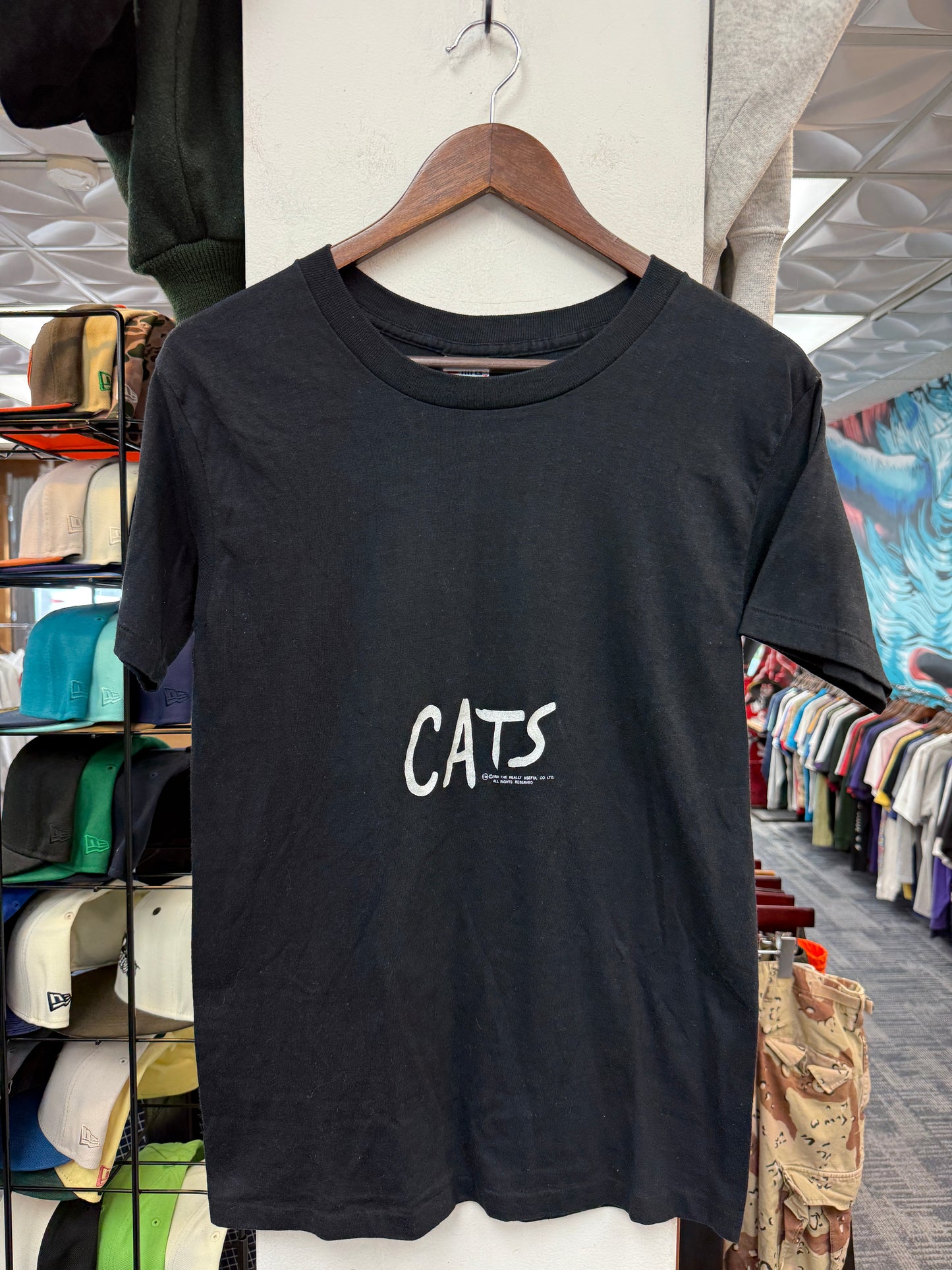 Vintage 1980s Cats Musical Tee