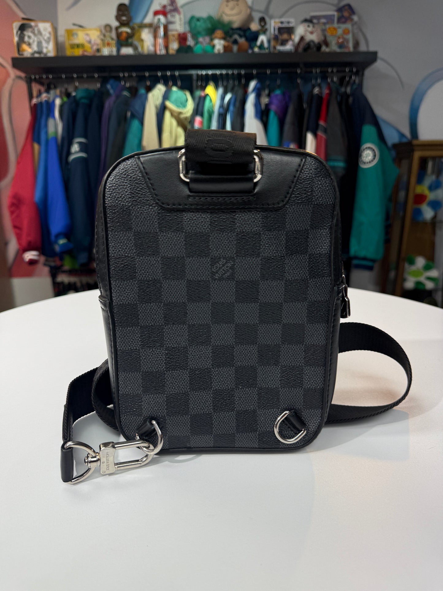 Louis Vuitton Damier Graphite 3D Amazone Sling Bag