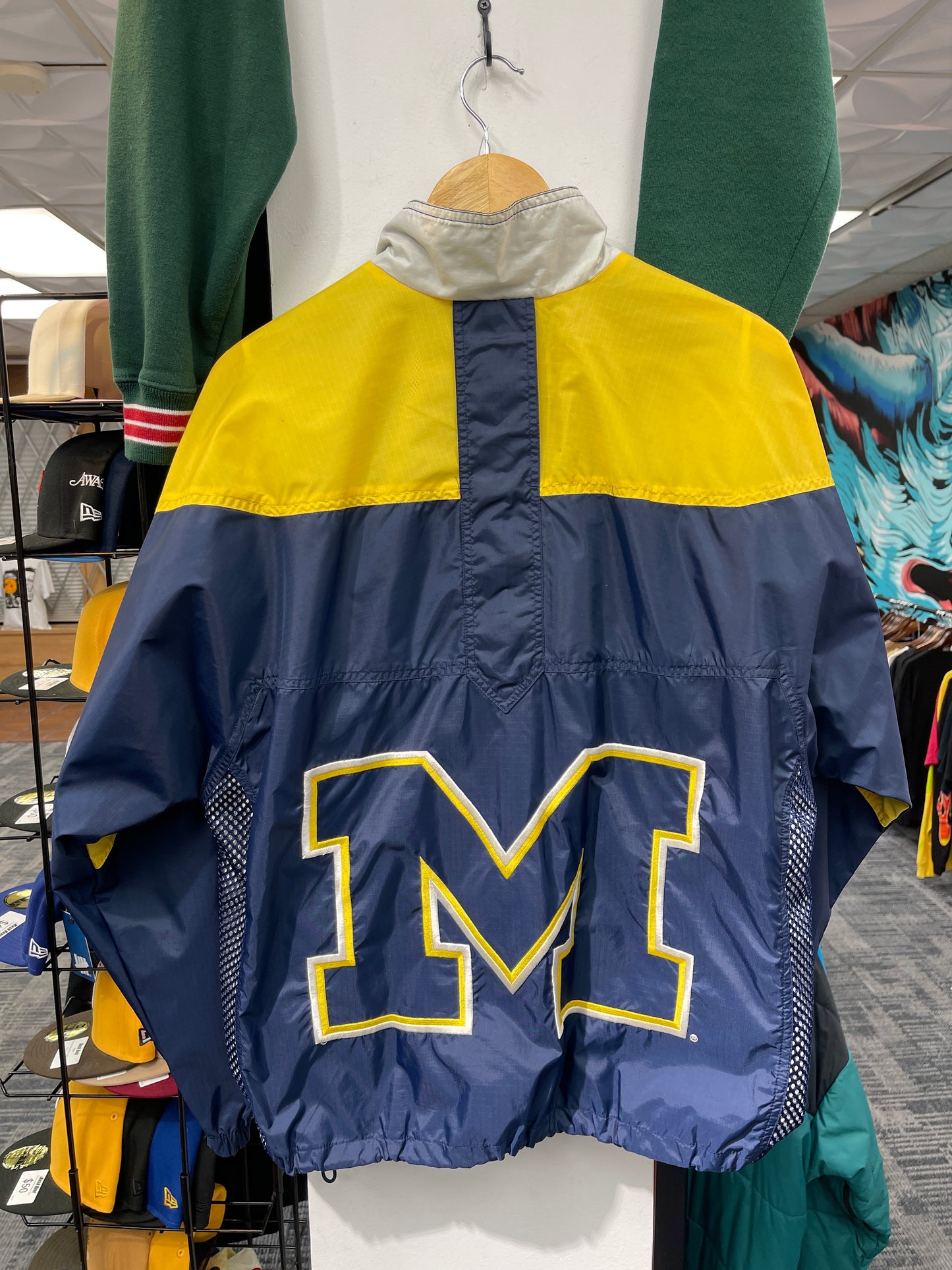 Michigan Nike vintage windbrekaer