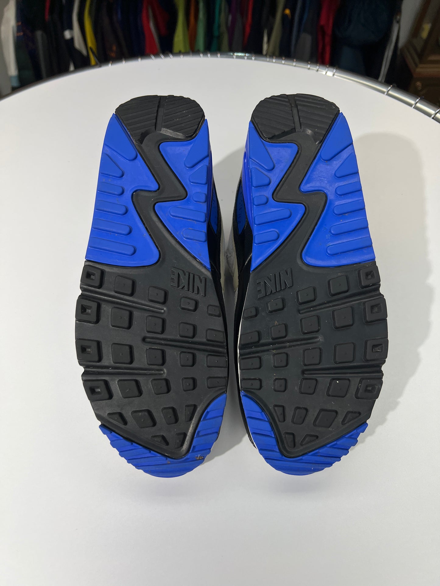Preowned Nike Air Max 90 Khaki Racer Blue