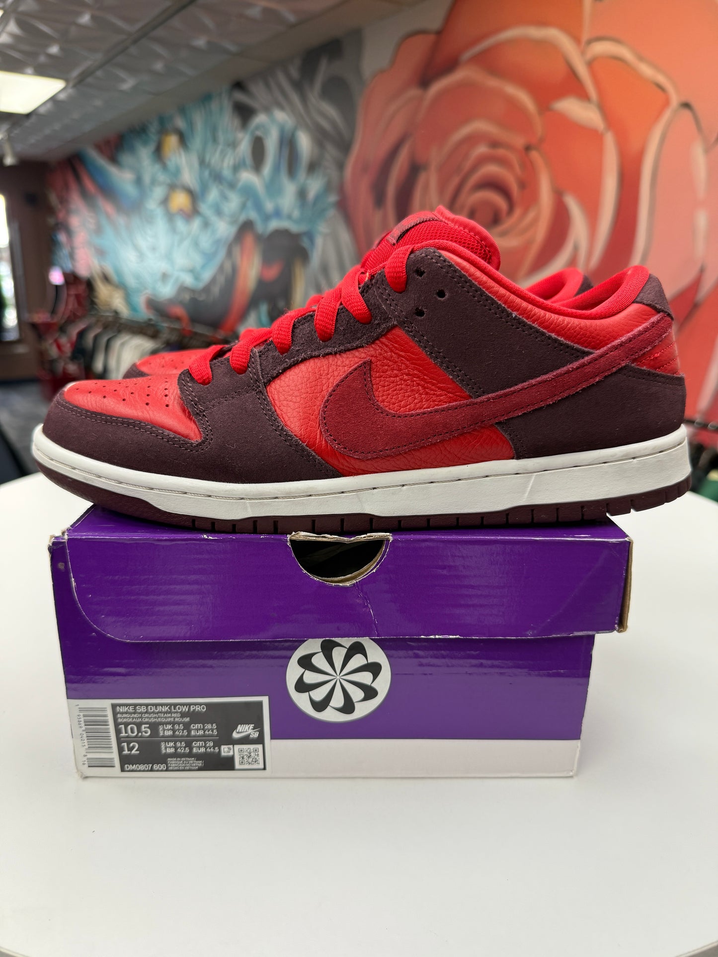 Preowned Cherry SB Dunk Low