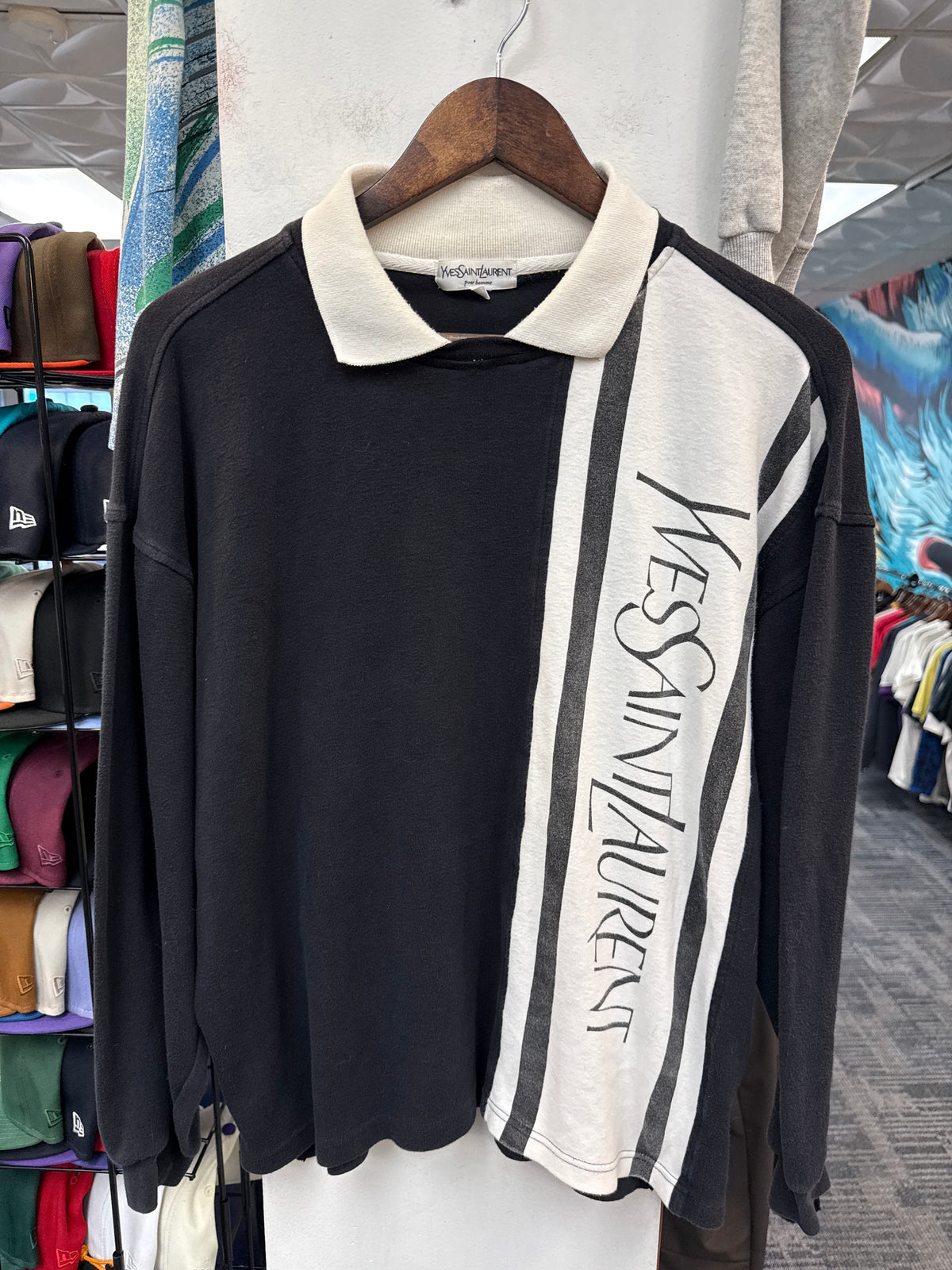 Vintage Yves Saint Laurent Longsleeve Polo