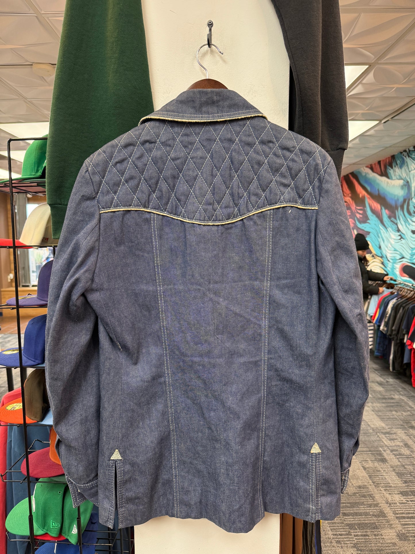 Vintage Denim Western Button Up