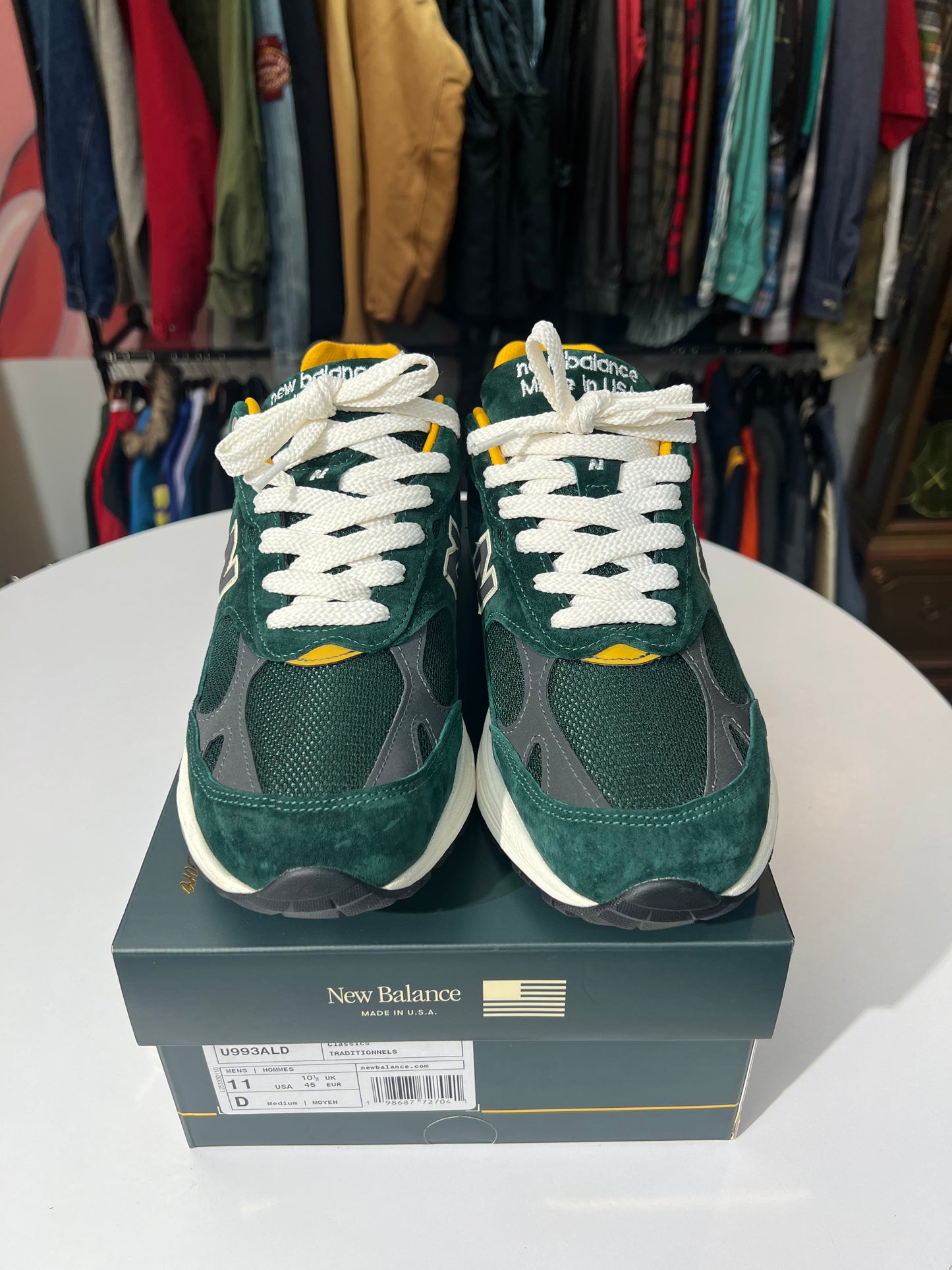 Preowned New Balance 993 Aime Leon Dore Pine Grove