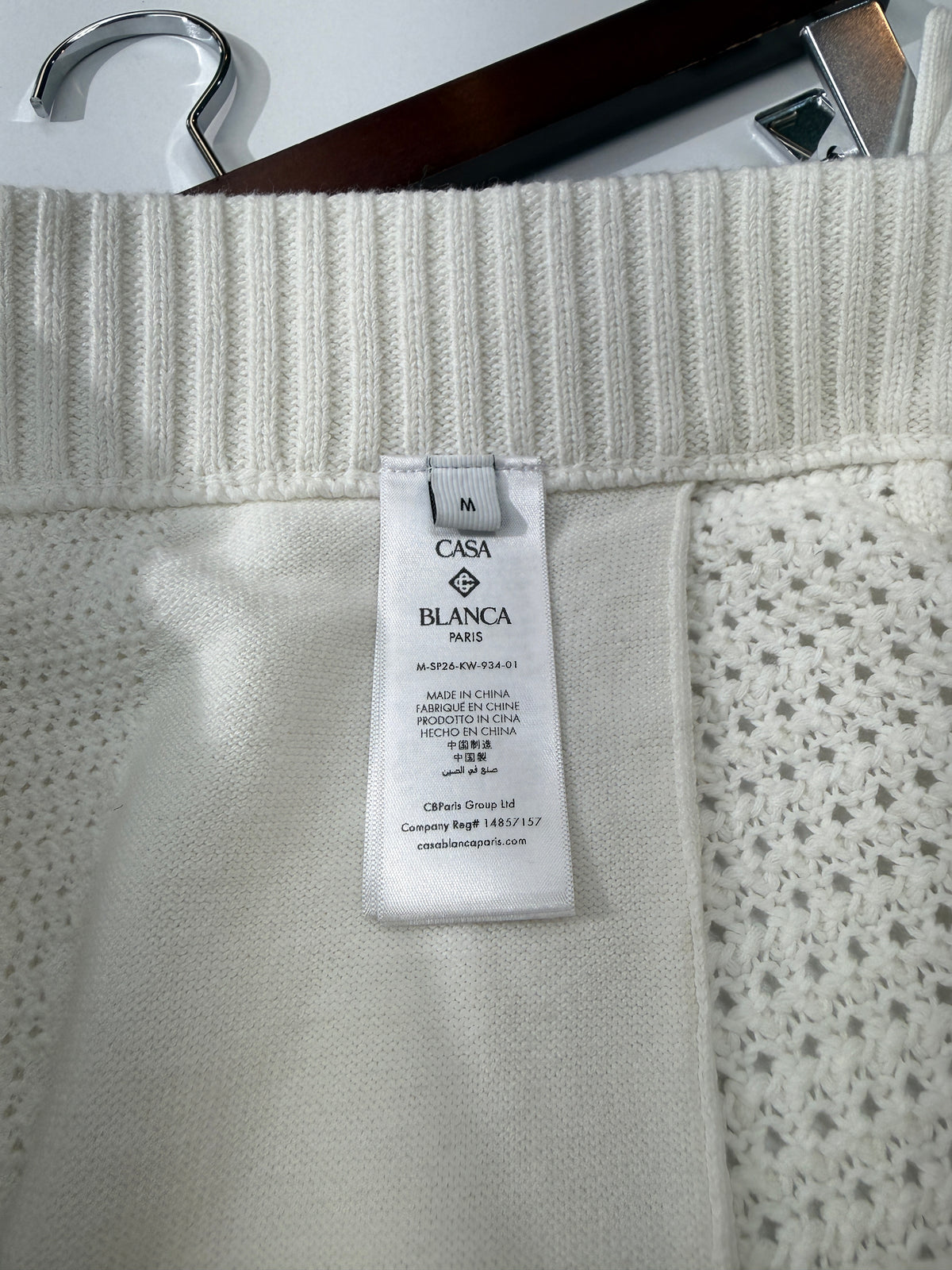 Casablanca Crochet Cotton Shorts
