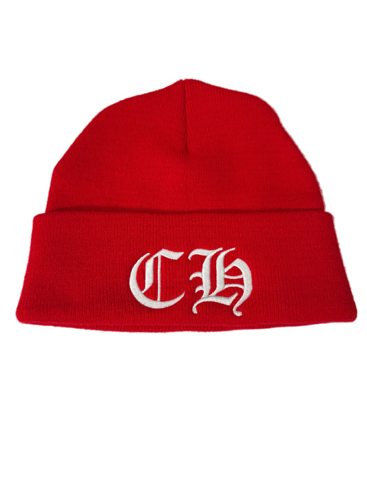 Chrome Hearts Red Watch Cap
