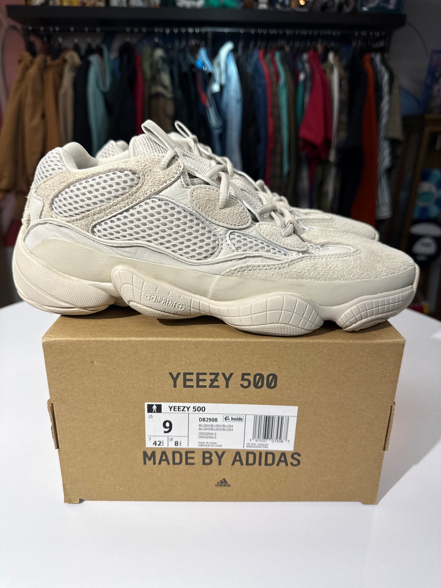 Preowned Adidas Yeezy 500 Blush