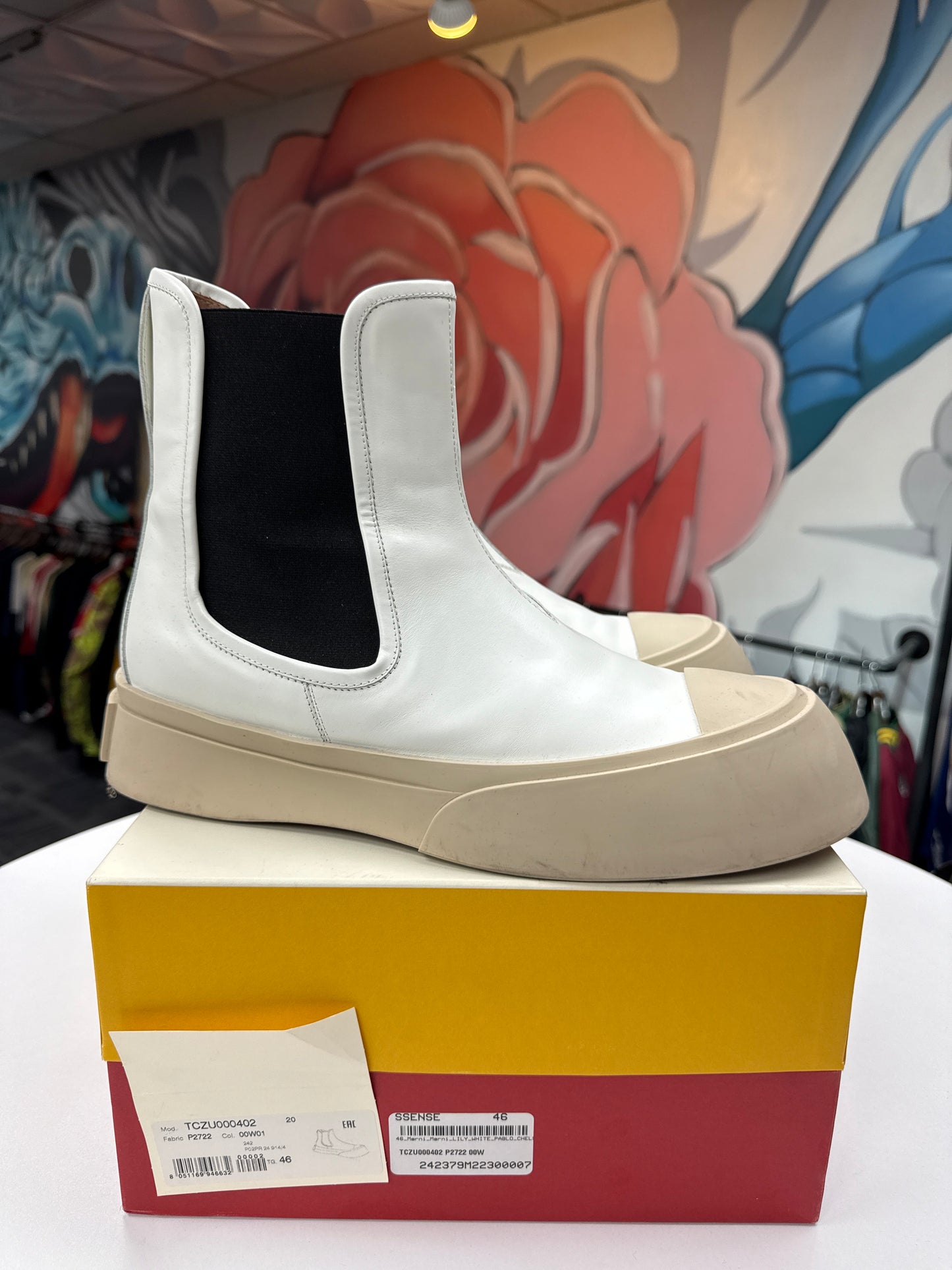 Marni Leather Pablo Chelsea Boot