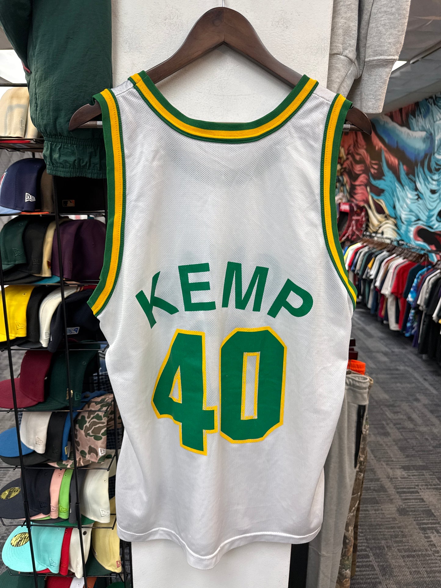 Vintage Champion Seattle Sonics Kemp Jersey