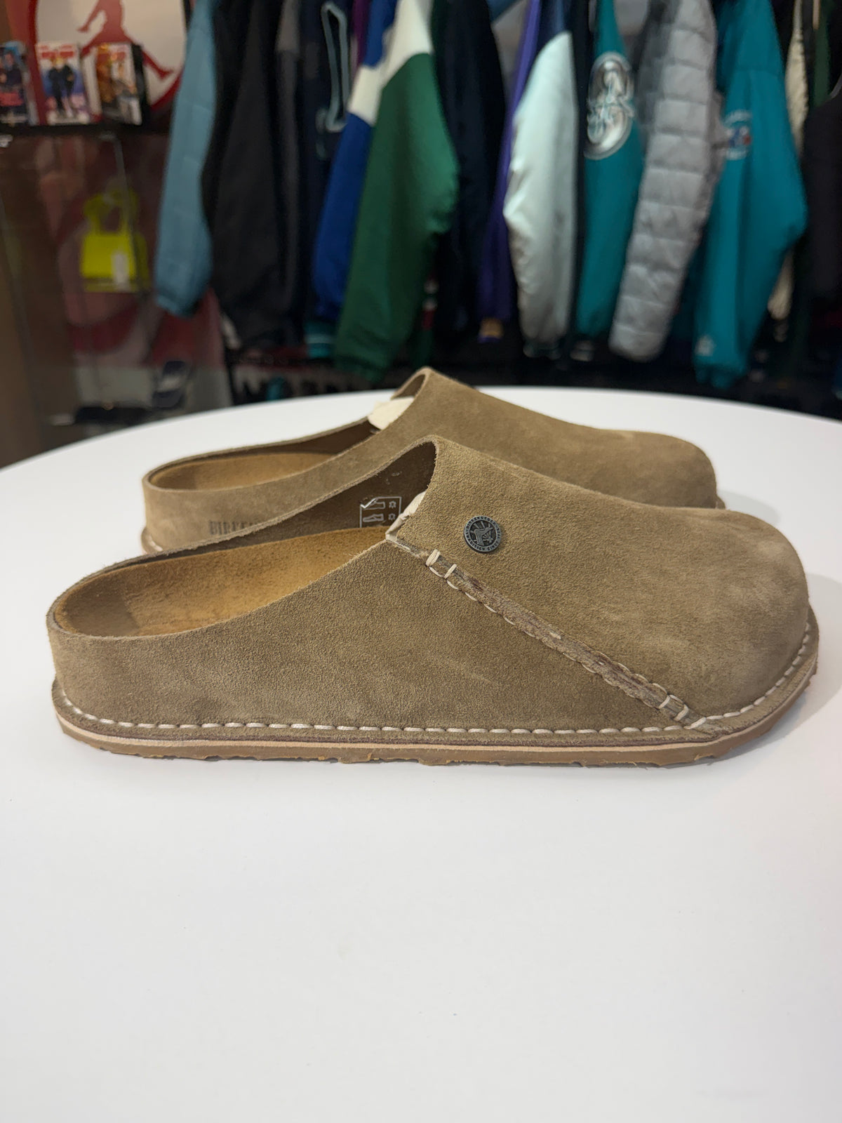 New Birkenstock Zermatt Suede Clog Slipper