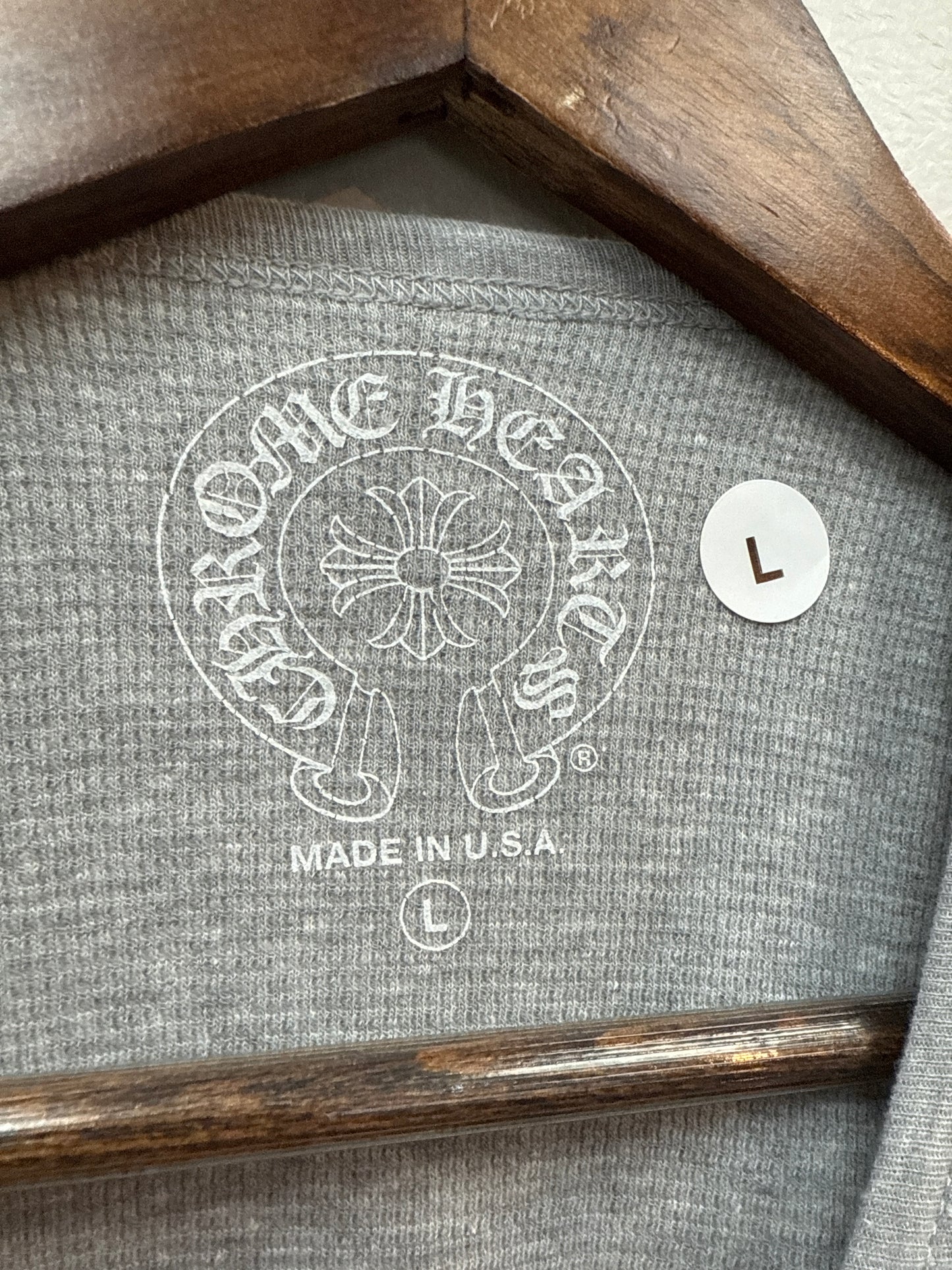 New Chrome Hearts Scroll Logo Thermal Long Sleeve