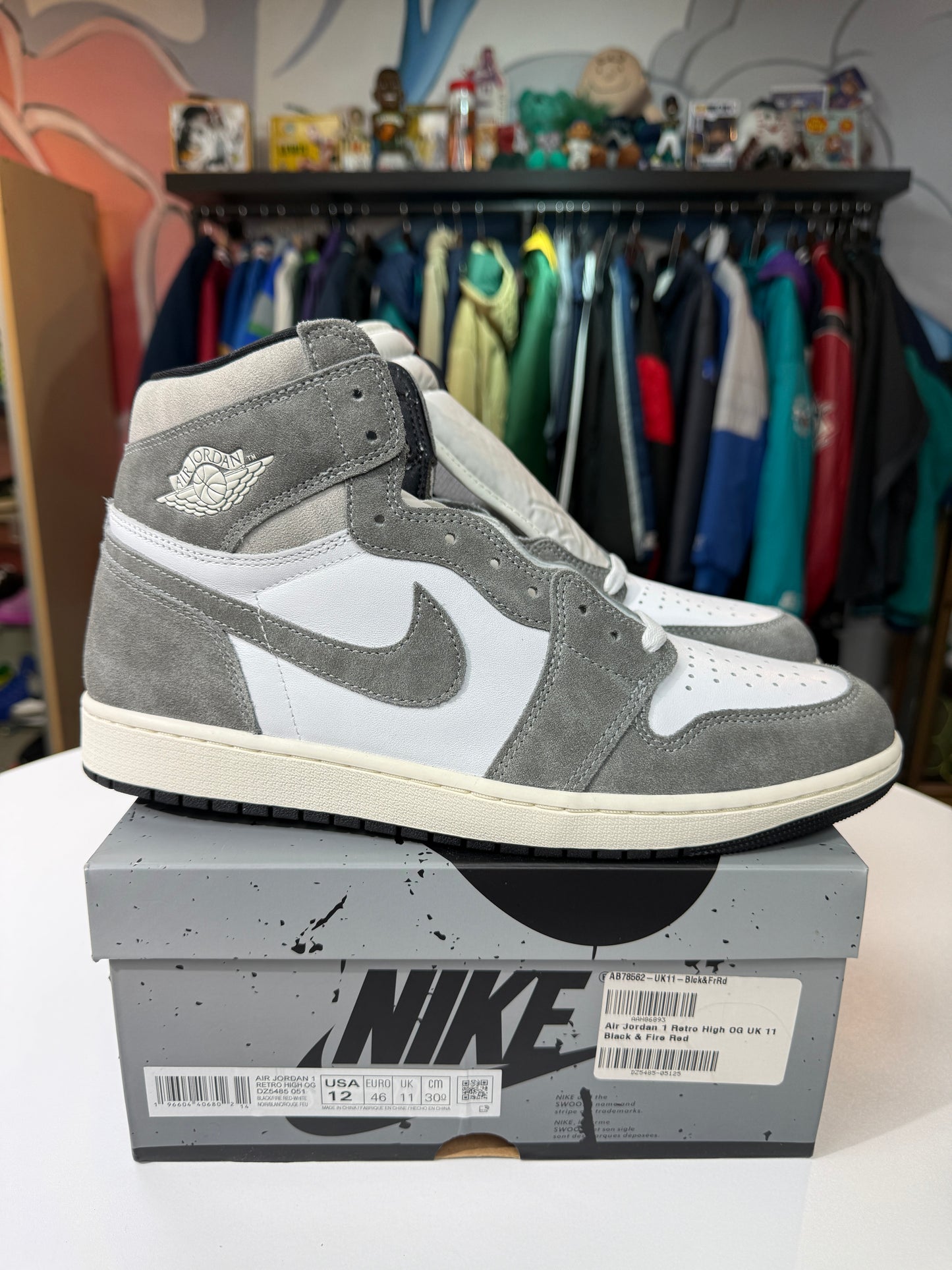 New Jordan 1 Washed Black