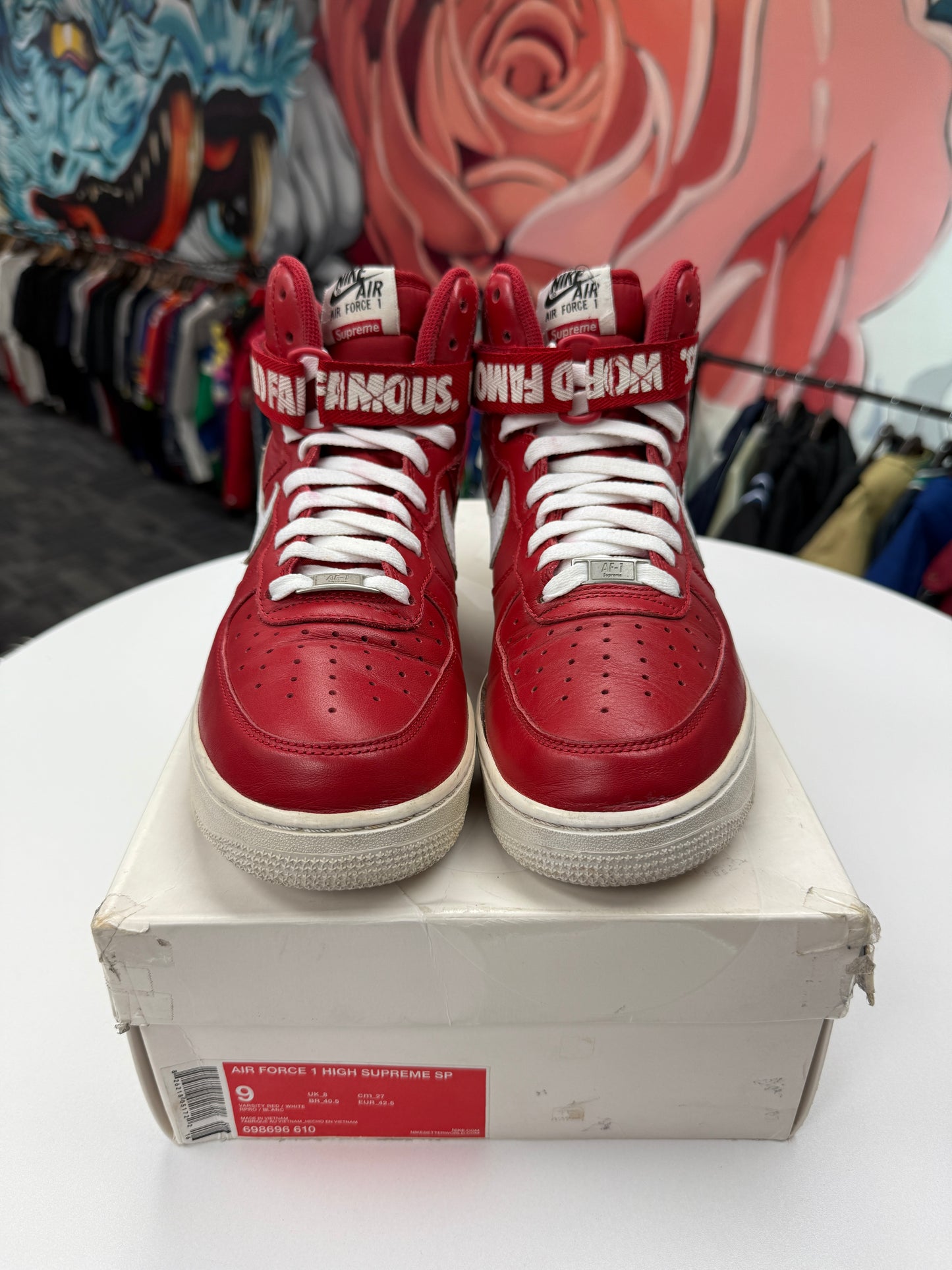 Preowned Supreme Air Force 1 High