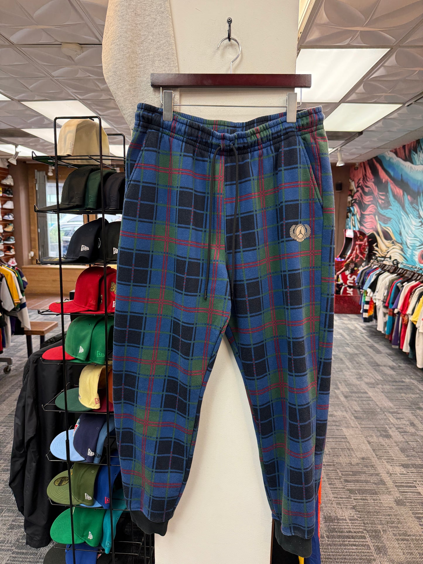 Jordan Plaid Sweats