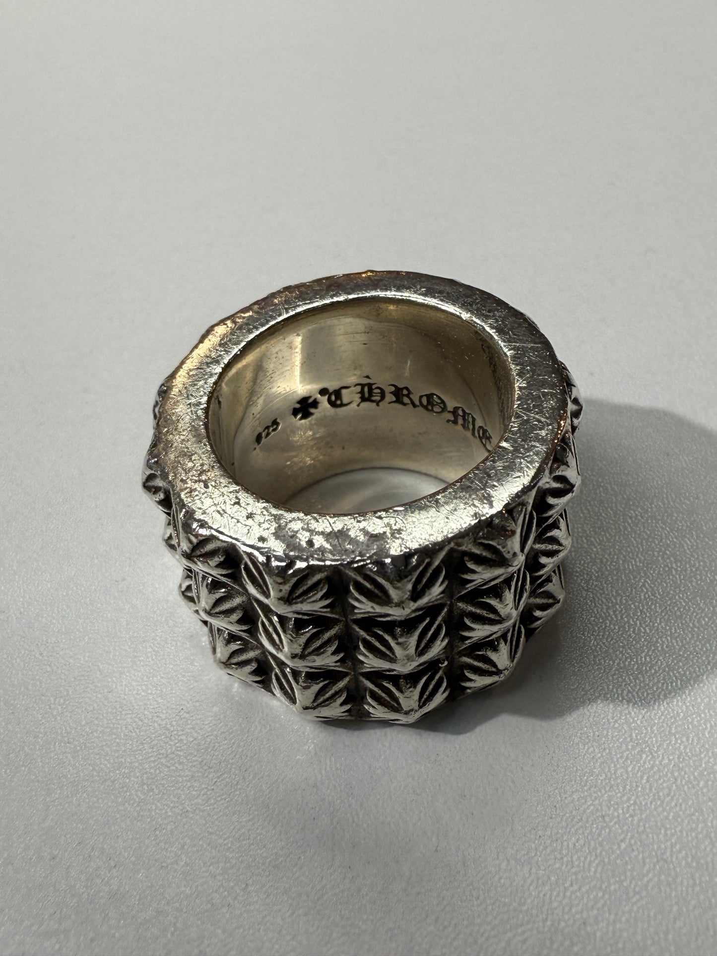 Chrome Hearts Triple Pete Punk Ring