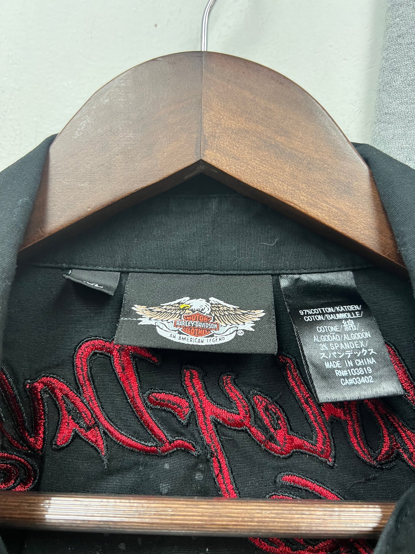 Harley Davidson Black Vest