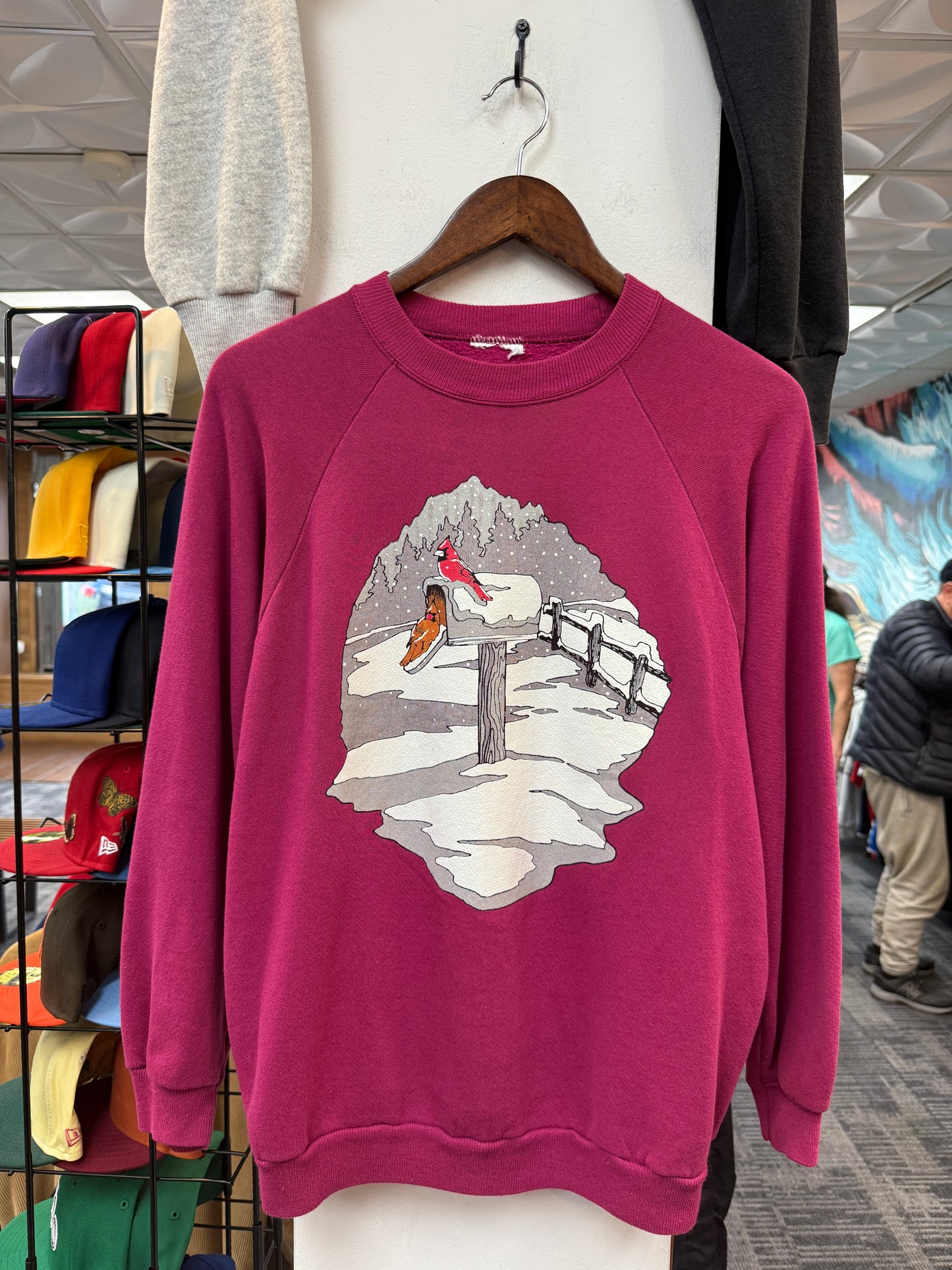 Vintage 90’s Red Cardinal Crew