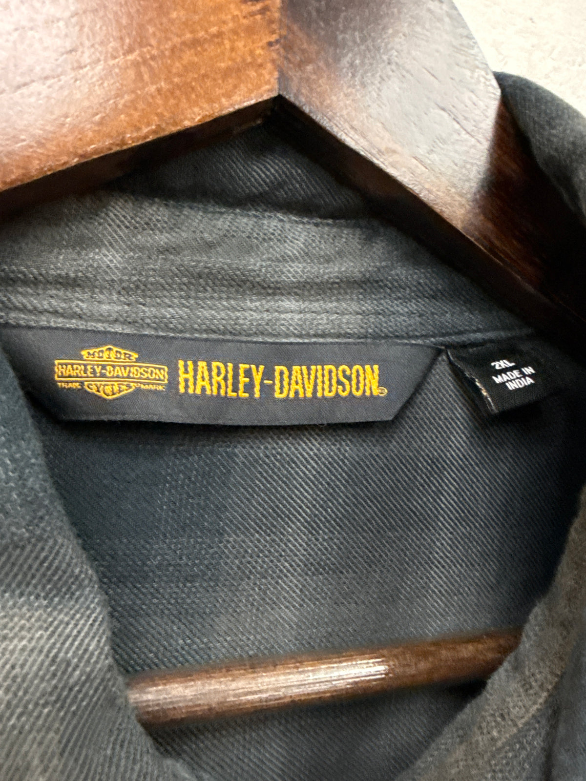 Harley Davidson Patch Flannel