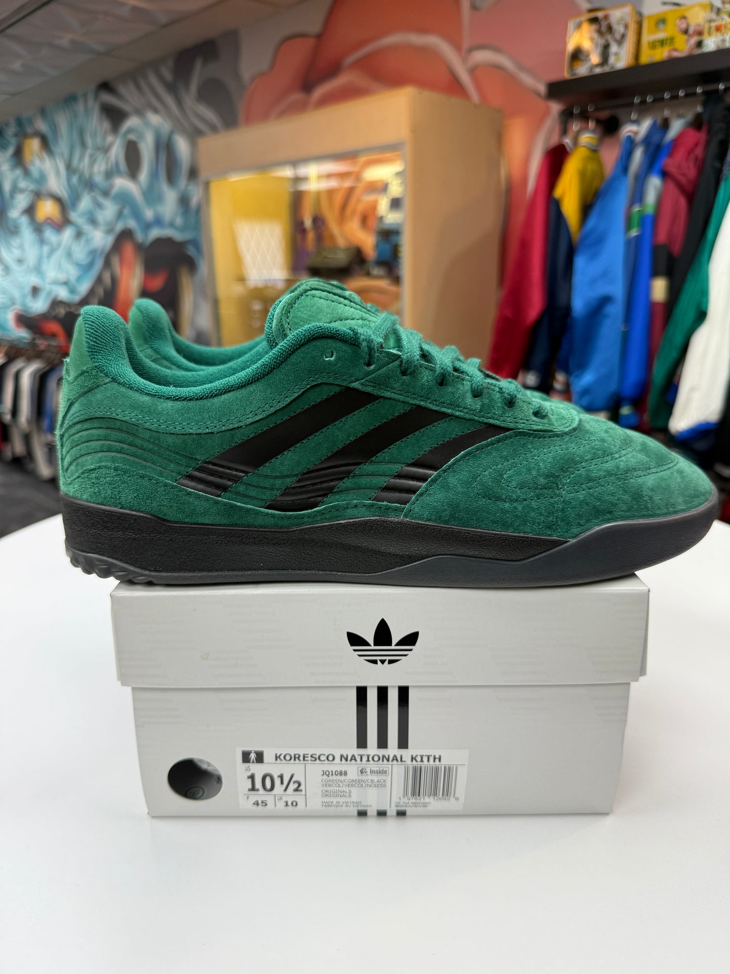 Preowned Kith Scarab Black Adidas Koresco National