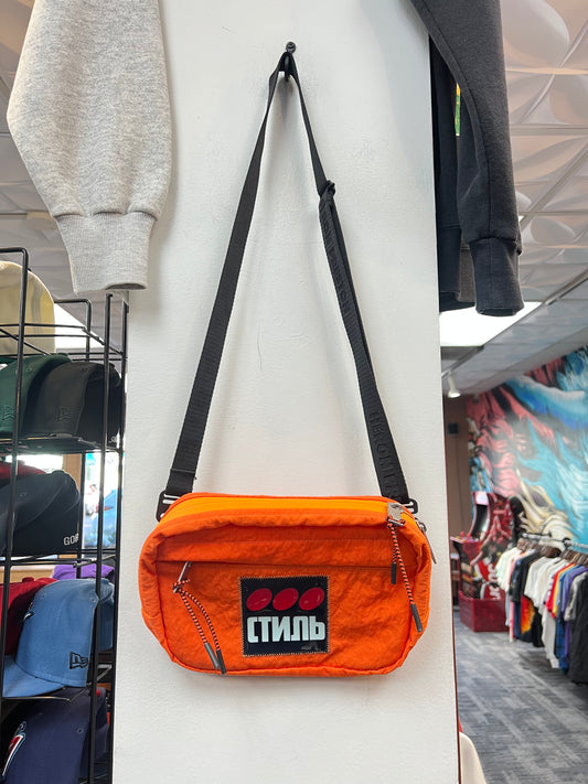 Heron Preston CTNMN Dots Orange Camera Bag