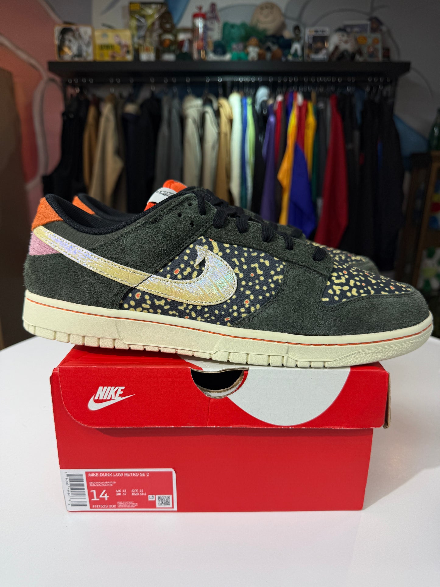 New Nike Dunk Low Gone Fishing Rainbow Trout